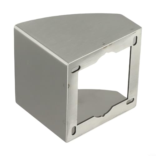 Outdoor Steckdose Regenabdeckung Wasserdicht Edelstahl Elektrobox Schutz Schild für Garten Balkon Wetterfest Steckdosenschutz von Bebykilemi