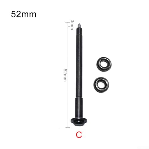 Pneumatische Gravierspitze, Luftanreißer, Ersatz, Präzisionsschnitzspitze, Stahl, Gravurpunkt, Glas, Ätzwerkzeug, Metallmarkierungsstift, Steinschnitzzubehör, Schmuck (52 mm) von Bebykilemi