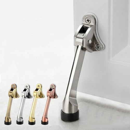 Robuster Türstopper aus Zinklegierung mit Gummifuß für Geräuschreduzierung und Stabilität (Rotbronze) von Bebykilemi