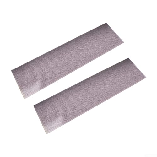 Selbstklebende Treppenmatten aus Leinenimitat, rutschfest, schalldämpfend, Bodenschutz-Pads für Holztreppen, wasserabsorbierende Stufenmatten, Heimdekoration, 76 x 20 cm (grau) von Bebykilemi
