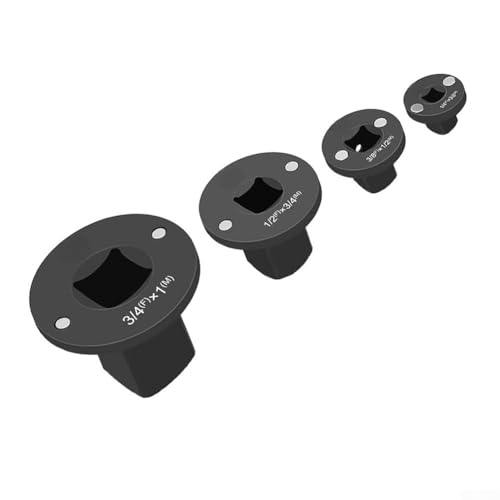 Steckschlüssel-Adapter-Set mit niedrigem Profil, 3/4 auf 1 Zoll, 1/2 auf 3/4 Zoll, 3/8 auf 1/4 Zoll Antrieb, Reduzierung, Stahl, Magnethalter für mechanische Werkzeuge von Bebykilemi