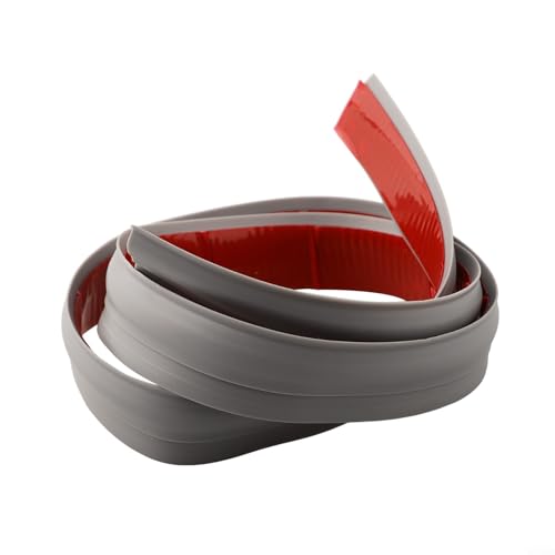 TPE-Teppichkantenstreifen, Boden-Übergangsstreifen für 3 m, für nahtlose Bodenbeläge, Verbindung zwischen Teppich und Hartböden, Dunkelgrau (1 m) von Bebykilemi