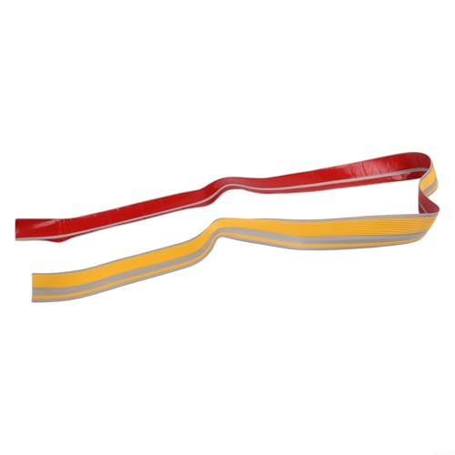 Treppenkantenschutz, 2 m, rutschfeste PVC-Gummistreifen, für den Innen- und Außenbereich, um Ausrutschen und Stürze zu verhindern (gelb) von Bebykilemi