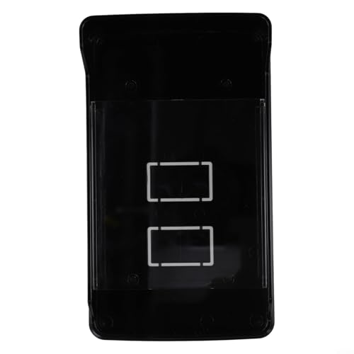 Türklingel-Regenschutz, wasserdichter Schutz für Video-Türklingeln im Freien, schwarzer Kunststoff-Wetterschutz, 24,6 x 14,5 x 8,5 cm, für Zuhause, Villa, Büro von Bebykilemi