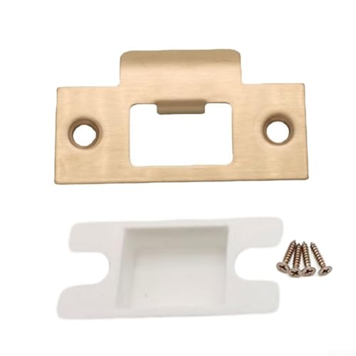 Türverstärkungsplatte mit Schrauben, Edelstahl-Riegel-Abdeckplatte für Garagentor, Sicherheitsschutz, Hardware, Türrahmen, Verstärkungsset, Haussicherheit, Rosa Türverstärkungsplatte mit Schrauben, Edelstahl-Riegel-Abdeckplatte für Garagentor, Sicherheitsschutz, Hardware, Türrahmen, Verstärkungsset, Haussicherheit, Rosa von Bebykilemi