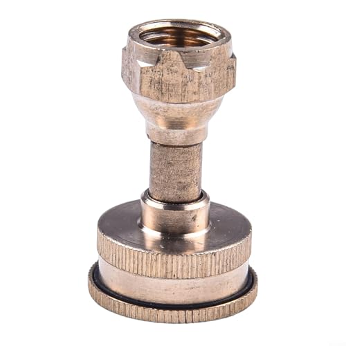 Verstellbare Sprühdüse aus Messing, 4 Löcher, Zerstäubungskopf, für Gartenbewässerung, landwirtschaftliche Pflanzen, Bewässerung öffentlicher Grünflächen (gerade) von Bebykilemi