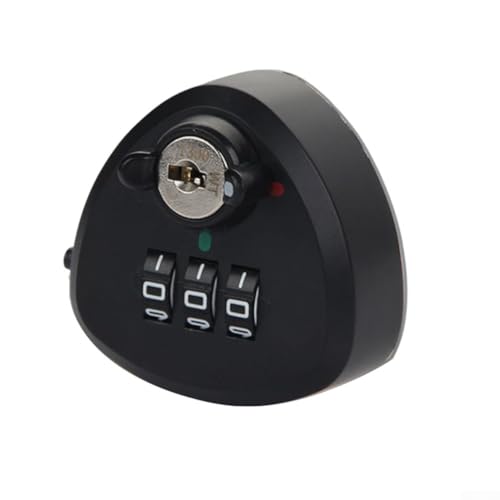 Vorhängeschloss mit 3-stelligem Zahlenschloss, Zinklegierung, Vorhängeschloss für Schrank, Schublade, Briefkasten, Werkzeugkasten, Schließfach, Sicherheit mit zurücksetzbarem Code, Schwarz / Weiß, 19 Vorhängeschloss mit 3-stelligem Zahlenschloss, Zinklegierung, Vorhängeschloss für Schrank, Schublade, Briefkasten, Werkzeugkasten, Schließfach, Sicherheit mit zurücksetzbarem Code, Schwarz / Weiß, 19 von Bebykilemi