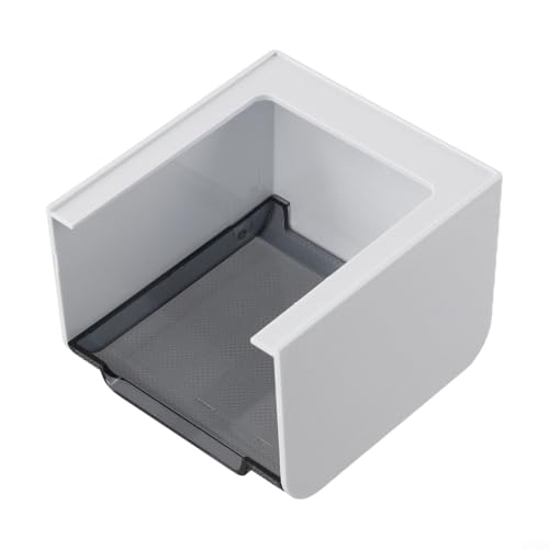 Wasserdichte Steckdosenabdeckung für den Außenbereich, elektrische Wandplatte, Schutzschalterabdeckung, spritzwassergeschützt, Badezimmer, Balkon, 90-Grad-Kunststoffgehäuse (grau) von Bebykilemi