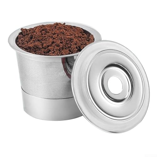 Wiederverwendbarer Edelstahl-Kaffeekapselfilter für K Cafe und kompatible Modelle wie K150, K155, B200 und B3000 (1) von Bebykilemi