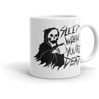 Sensenmann Schädel-Kaffeetasse Nu Goth Keramik, 11 Unze Sensenmann Schädel-Kaffeetasse Nu Goth Keramik, 11 Unze von BecauseSkulls