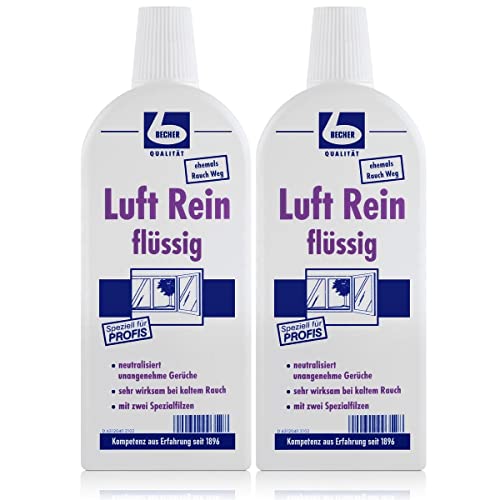 2x Dr. Becher Luft Rein 500 ml - neutralisiert unangenehme Gerüche von Becher