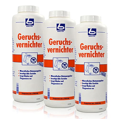 3X Dr. Becher Geruchsvernichter 750 g - beseitigtle Gerüche von DR.BECHER