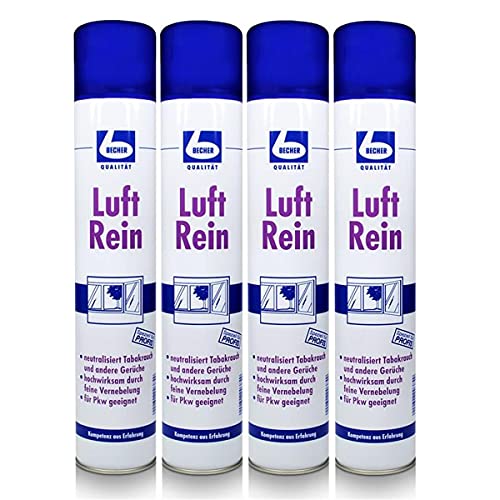 4x Dr. Becher Luft Rein Neutralisationsspray 500ml von Becher