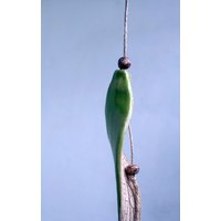 Großes Blattwindspiel Hellgrün Windspiel Aus Keramik in Blattform Großes Blattwindspiel Hellgrün Windspiel Aus Keramik in Blattform von BeckKeramik