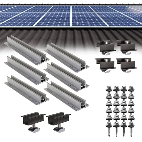 Becker Tech Photovoltaik Trapezblechdach Montageset für 2 Module | Geschäftskunden Steuersatz 19% | Befestigung Trapezblech Solarmodul Halterung PV Montagesystem Aluminium, Modulanordnung:Horizontal Becker Tech Photovoltaik Trapezblechdach Montageset für 2 Module | Geschäftskunden Steuersatz 19% | Befestigung Trapezblech Solarmodul Halterung PV Montagesystem Aluminium, Modulanordnung:Horizontal von Becker Tech