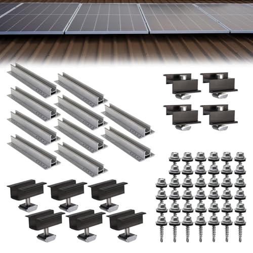 Becker Tech Photovoltaik Trapezblechdach Montageset für 4 Module | Geschäftskunden Steuersatz 19% | Befestigung Trapezblech Solarmodul Halterung PV Montagesystem Aluminium, Modulanordnung:Horizontal Becker Tech Photovoltaik Trapezblechdach Montageset für 4 Module | Geschäftskunden Steuersatz 19% | Befestigung Trapezblech Solarmodul Halterung PV Montagesystem Aluminium, Modulanordnung:Horizontal von Becker Tech