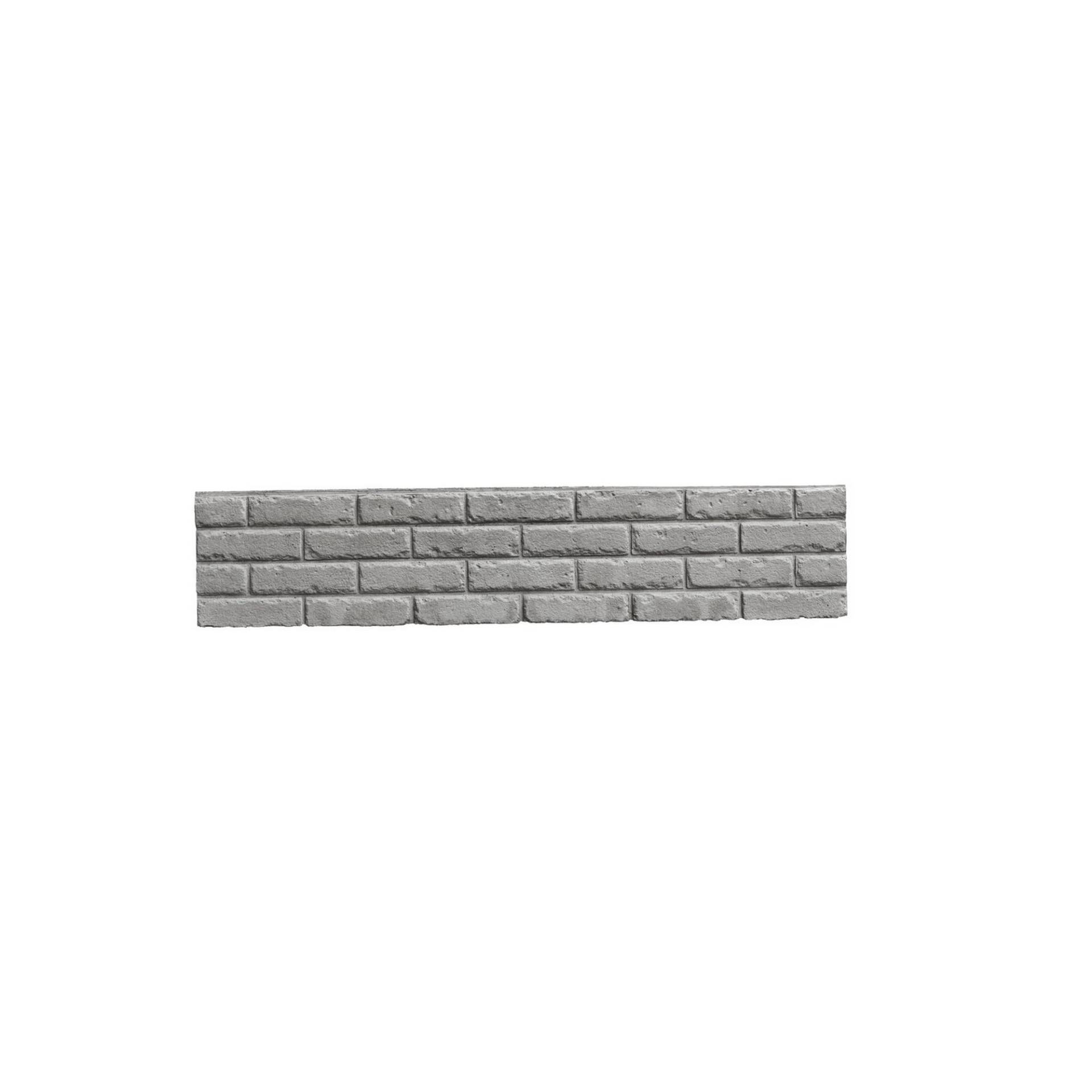 Beckers Betonzaun Betonzaunplatte 'Mediterran Klassik Stein' 144 x 30 x 4 cm grau von Beckers Betonzaun