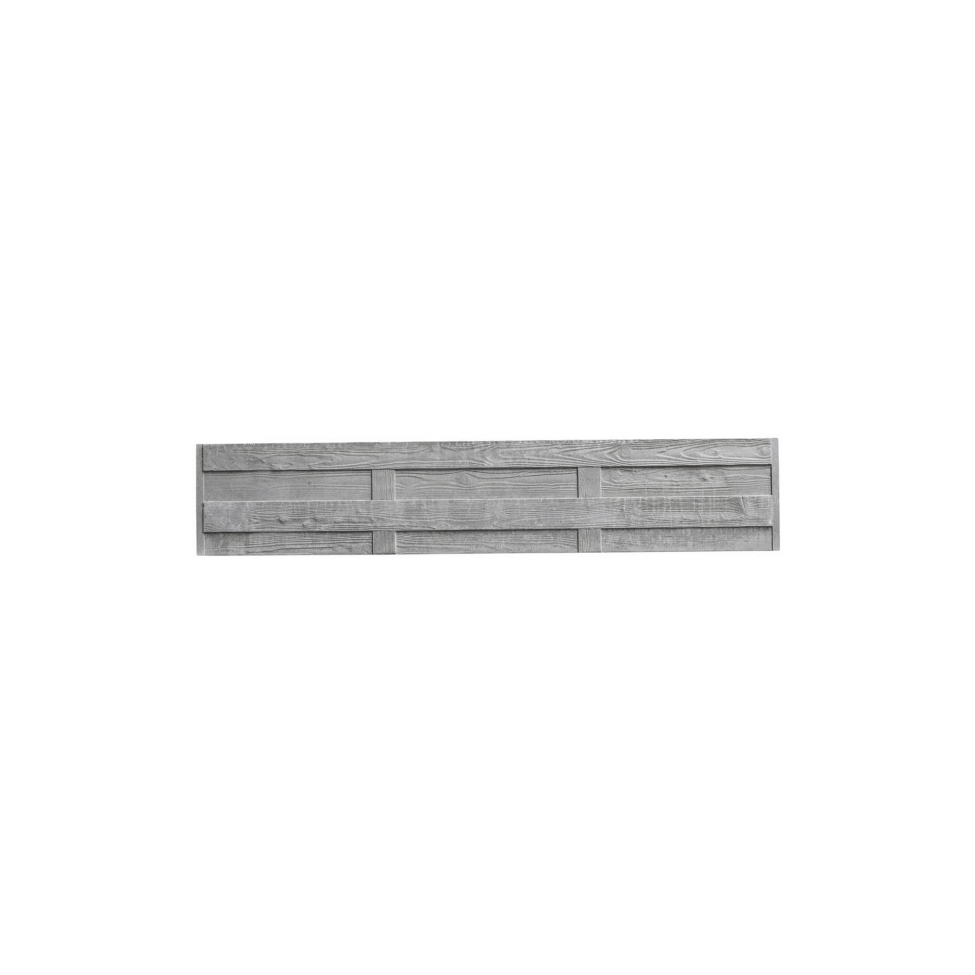 Beckers Betonzaun Betonzaunplatte 'Standard Elegant' 200 x 38,5 x 3,5 cm grau von Beckers Betonzaun