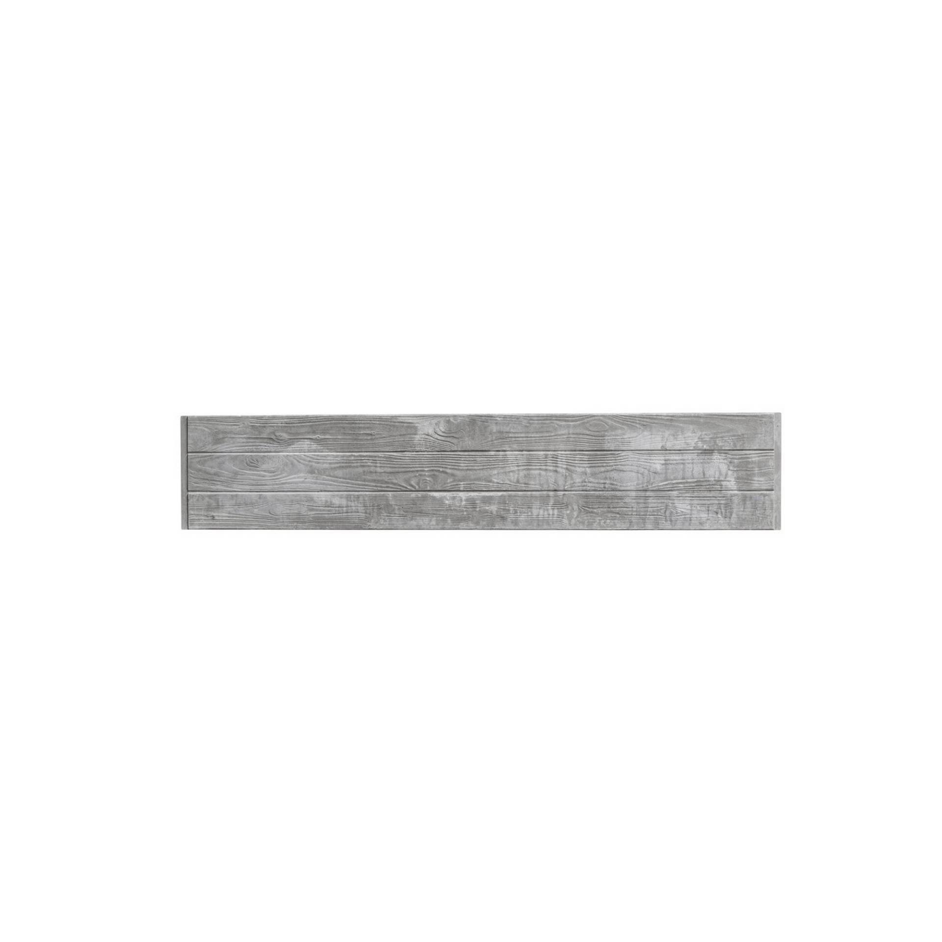 Beckers Betonzaun Betonzaunplatte 'Standard Prestige' 200 x 38,5 x 3,5 cm grau von Beckers Betonzaun