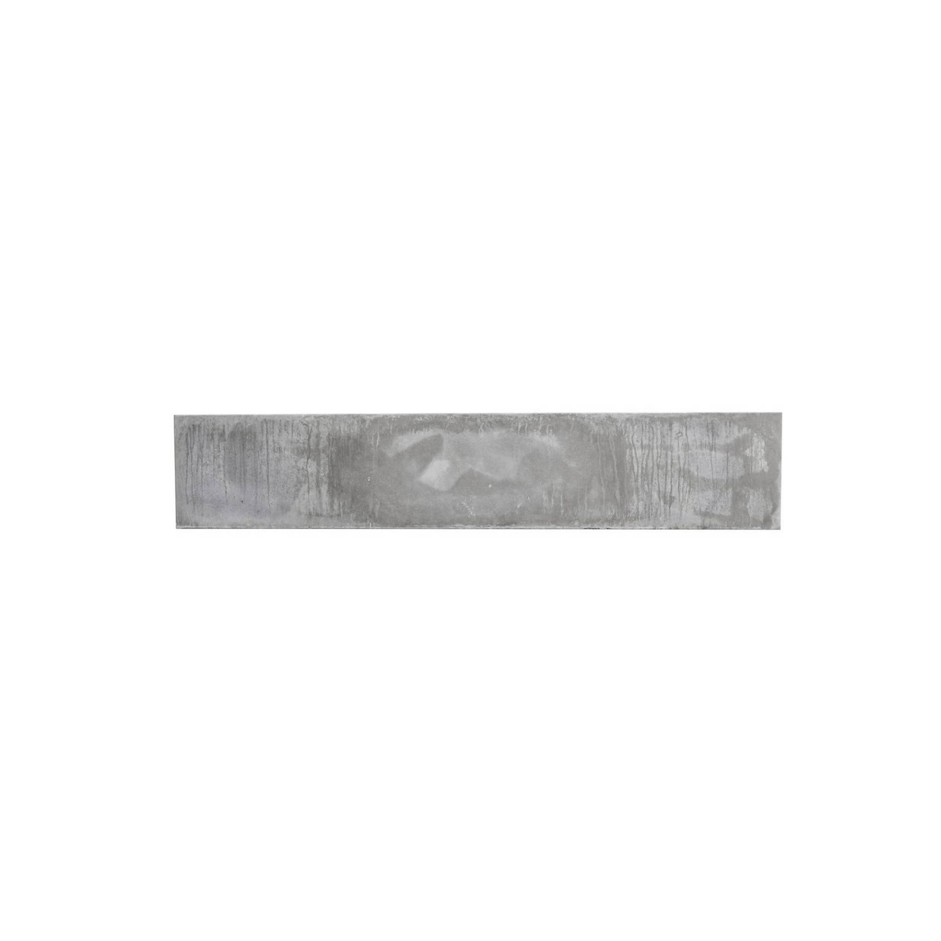 Beckers Betonzaun Betonzaunplatte 'Standard Stein' glatt 200 x 38,5 x 3,5 cm grau von Beckers Betonzaun