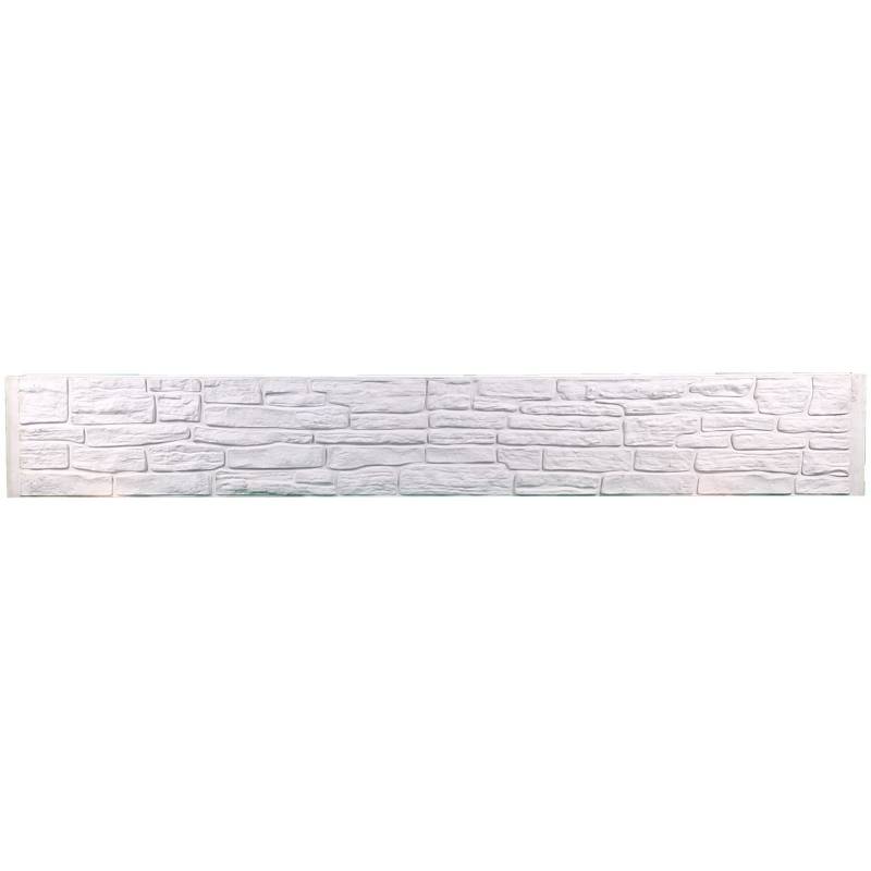 Beckers Betonzaun Zaunplatte 'Klassik Montana' betongrau 184 x 4,8 x 26 cm von Beckers Betonzaun