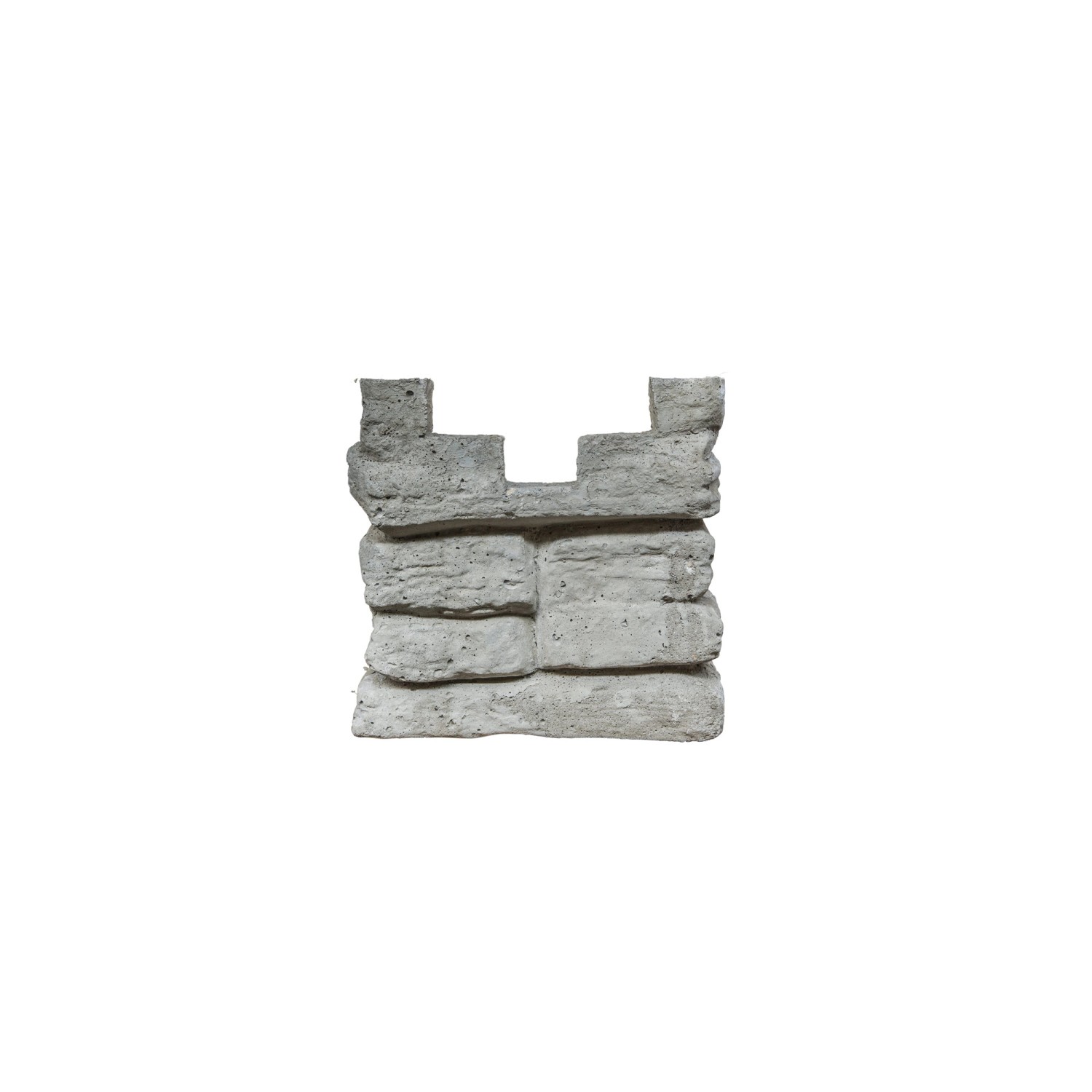 Betonzaun-Anfangspfostenkappe Nostalgie 20 cm x 8 cm x 20 cm von Beckers Betonzaun