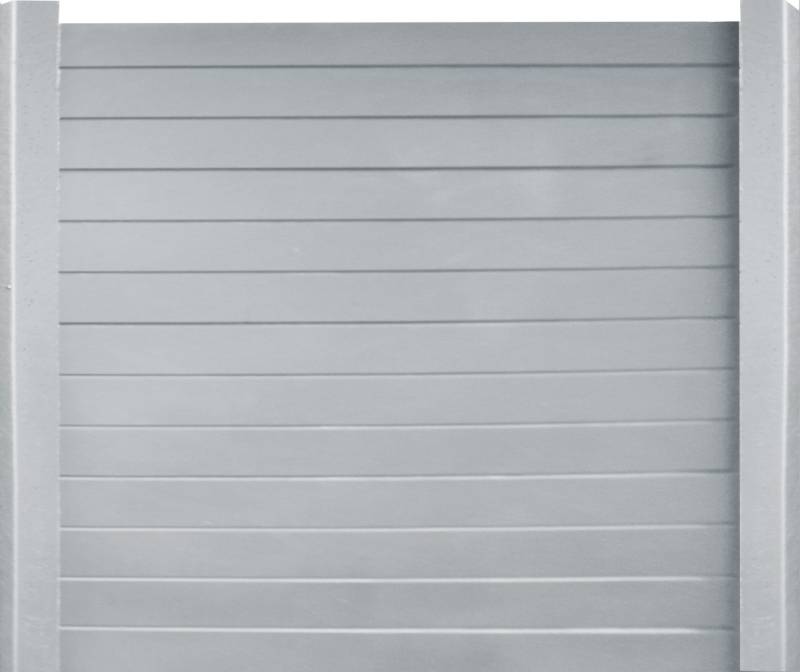 Betonzaun Grundset Prestige mit Anfangs und Endpfosten 235 cm von Beckers Betonzaun