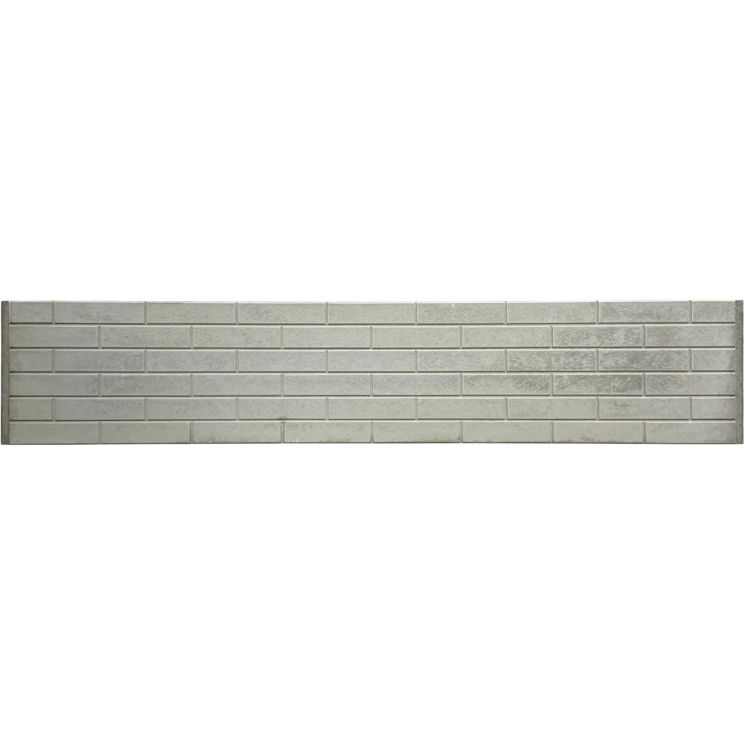 Betonzaun-Platte Steinglatt 200 cm x 38,5 cm x 3 cm von Beckers Betonzaun