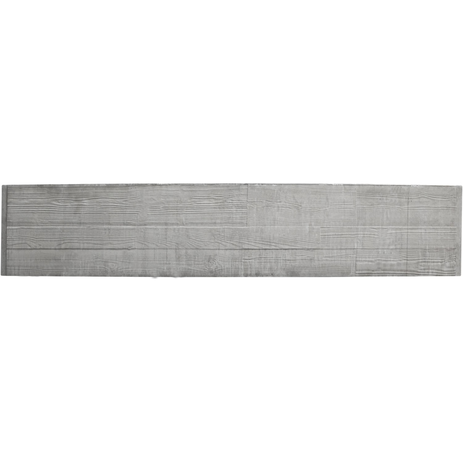 Betonzaun-Platte Timber 200 cm x 38,5 cm x 3 cm von Beckers Betonzaun