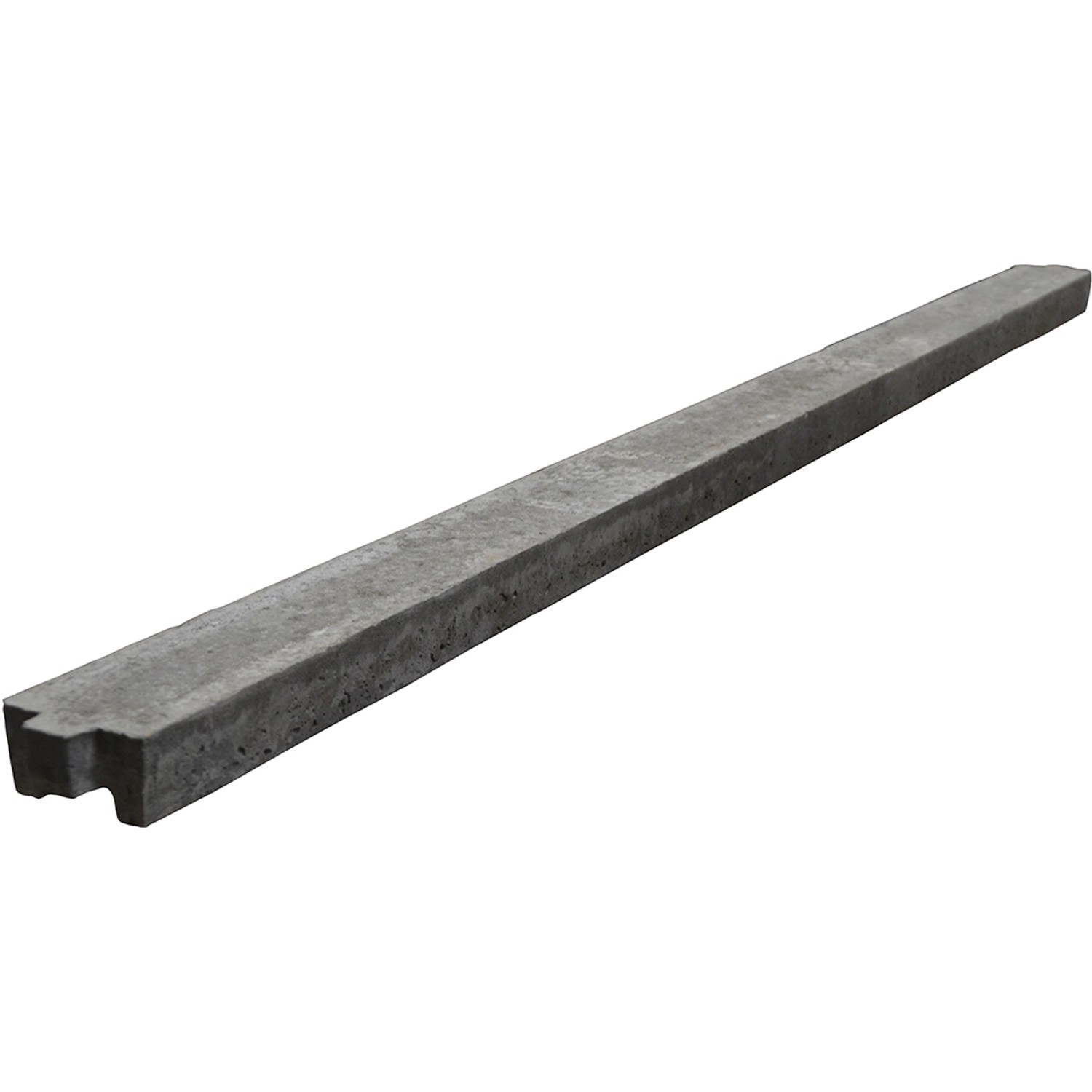 Betonzaun Rechteck-Oberlatte einseitig 206 cm x 13 cm x 8 cm von Beckers Betonzaun