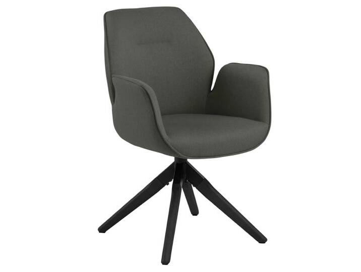 Actona Aura Esszimmerstuhl mit Armlehne Rubberwood/Stoff von Beckhuis Living