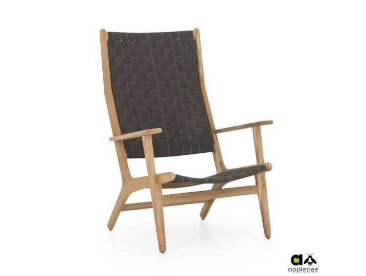 Apple Bee Luc Lounge Sessel Teak/Olefin von Beckhuis Living