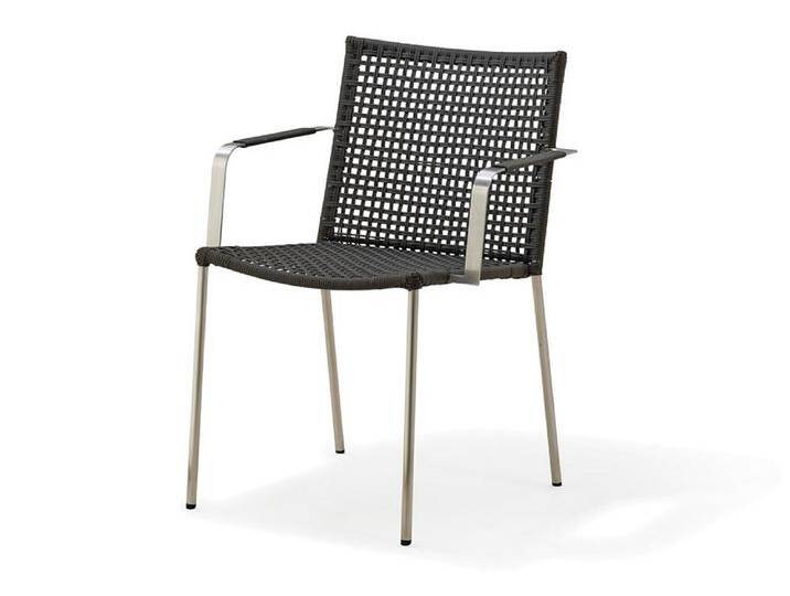 Cane-Line Straw Stuhl mit Armlehne von Beckhuis Living