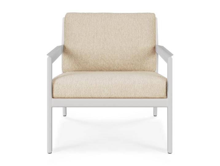 Ethnicraft Jack Outdoor-Loungesessel Aluminium mit Stoffkissen von Beckhuis Living