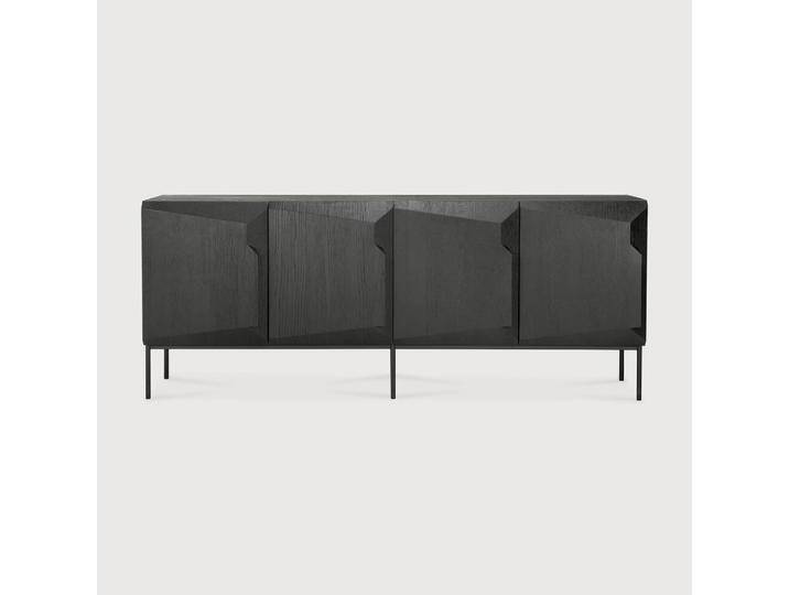 Ethnicraft Stairs Indoor Anrichte Eichenholz Schwarz Lackiert von Beckhuis Living