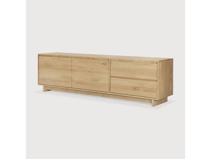Ethnicraft Wave Indoor TV Anrichte Eichenholz 210x46x60 cm von Beckhuis Living