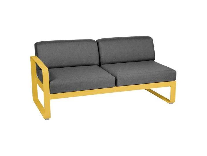 Fermob Bellevie 2 Sitzer Lounge Modul Links Aluminium Fermob Bellevie 2 Sitzer Lounge Modul Links Aluminium von Beckhuis Living