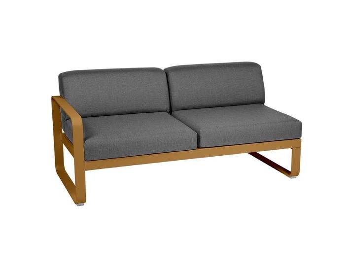 Fermob Bellevie 2-Sitzer Lounge Modul Links Aluminium von Beckhuis Living