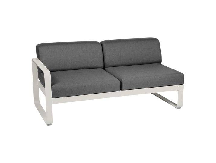 Fermob Bellevie 2-Sitzer Lounge Modul Links Aluminium von Beckhuis Living