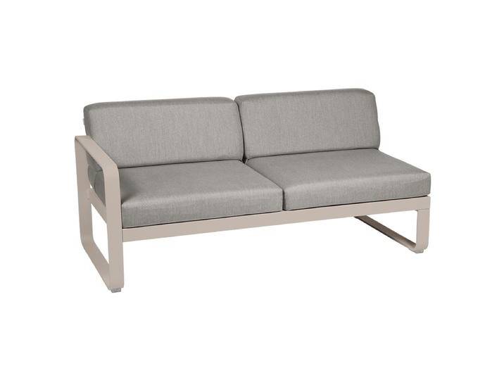 Fermob Bellevie 2-Sitzer Lounge Modul Links Aluminium von Beckhuis Living