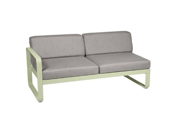 Fermob Bellevie 2-Sitzer Lounge Modul Links Aluminium von Beckhuis Living