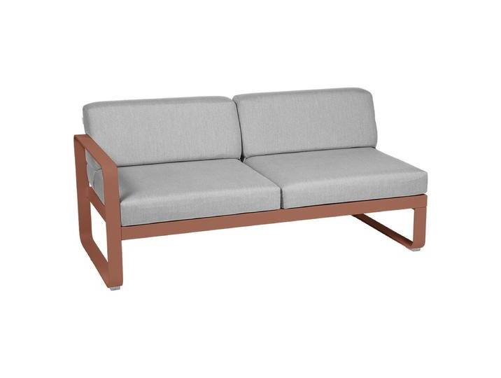 Fermob Bellevie 2-Sitzer Lounge Modul Links Aluminium von Beckhuis Living