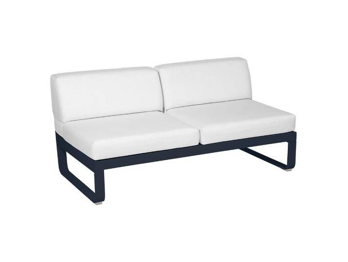 Fermob Bellevie 2 Sitzer Lounge Modul Mitte Aluminium von Beckhuis Living