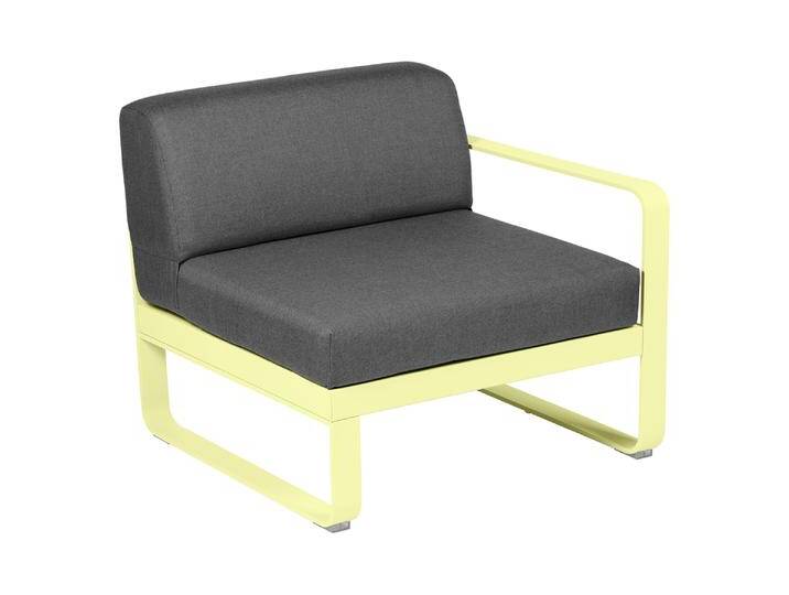 Fermob Bellevie 2 Sitzer Lounge Modul Rechts Aluminium von Beckhuis Living