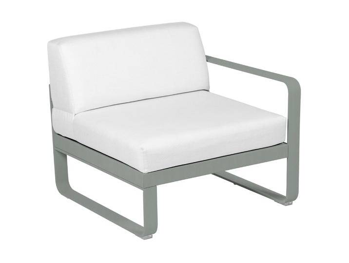 Fermob Bellevie 2 Sitzer Lounge Modul Rechts Aluminium von Beckhuis Living