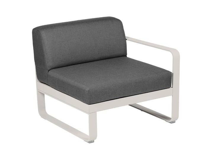 Fermob Bellevie 2 Sitzer Lounge Modul Rechts Aluminium von Beckhuis Living