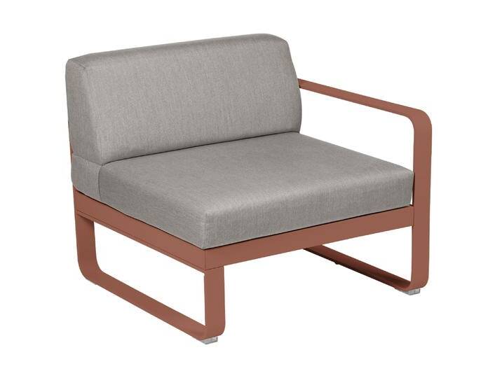 Fermob Bellevie 2 Sitzer Lounge Modul Rechts Aluminium von Beckhuis Living