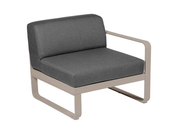 Fermob Bellevie 2 Sitzer Lounge Modul Rechts Aluminium von Beckhuis Living