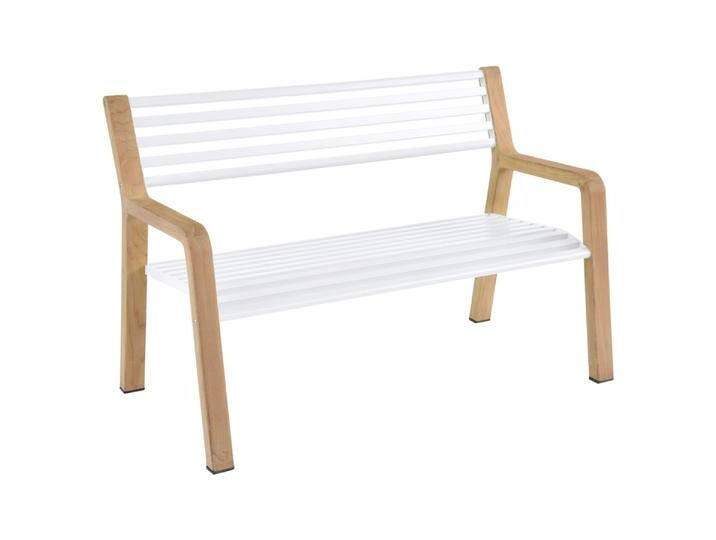 Fermob SOMERSET Bank Aluminium/Teak 122x62x82 cm von Beckhuis Living