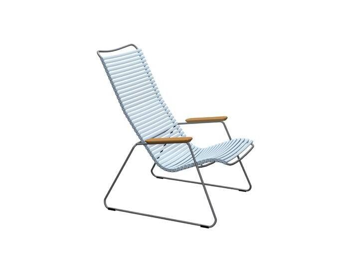 HOUE CLICK Relaxsessel Lounge Chair Bambusarmlehnen Stahlgestell von Beckhuis Living
